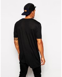 T-shirt à col rond noir Asos