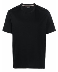T-shirt à col rond noir Brioni