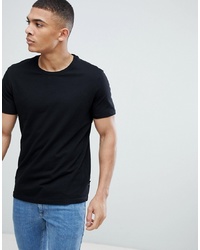 T-shirt à col rond noir Burton Menswear