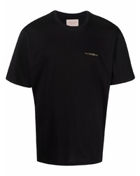 T-shirt à col rond noir Buscemi