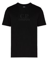 T-shirt à col rond noir C.P. Company