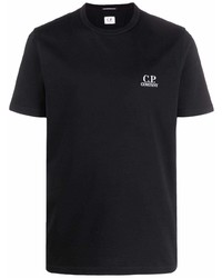 T-shirt à col rond noir C.P. Company