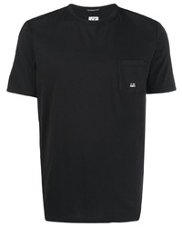 T-shirt à col rond noir C.P. Company