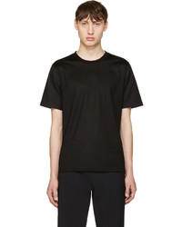 T-shirt à col rond noir Calvin Klein Collection