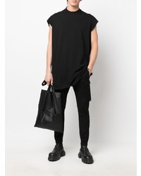 T-shirt à col rond noir Rick Owens DRKSHDW