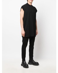 T-shirt à col rond noir Rick Owens DRKSHDW