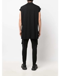 T-shirt à col rond noir Rick Owens DRKSHDW