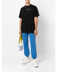 T-shirt à col rond noir Off-White