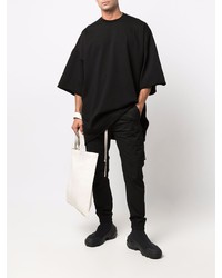 T-shirt à col rond noir Rick Owens DRKSHDW