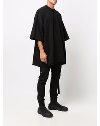 T-shirt à col rond noir Rick Owens DRKSHDW