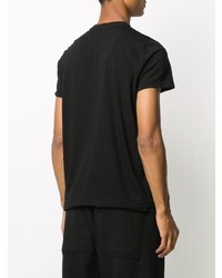 T-shirt à col rond noir Rick Owens