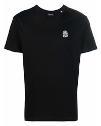 T-shirt à col rond noir Cenere Gb