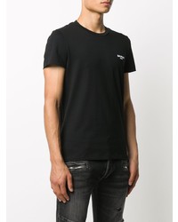 T-shirt à col rond noir Balmain