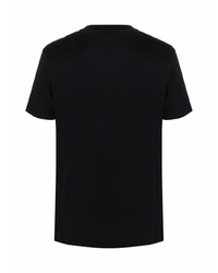 T-shirt à col rond noir Moschino