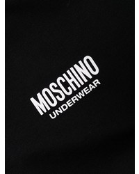 T-shirt à col rond noir Moschino