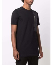 T-shirt à col rond noir Rick Owens