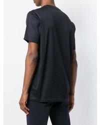 T-shirt à col rond noir Lanvin