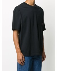 T-shirt à col rond noir Acne Studios