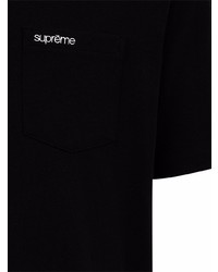 T-shirt à col rond noir Supreme