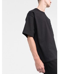 T-shirt à col rond noir Bottega Veneta