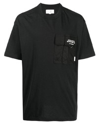 T-shirt à col rond noir Chocoolate