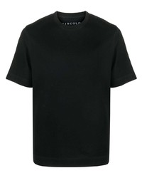 T-shirt à col rond noir Circolo 1901