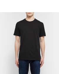 T-shirt à col rond noir James Perse