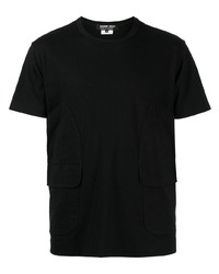 T-shirt à col rond noir Comme des Garcons Homme Deux