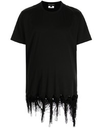 T-shirt à col rond noir Comme Des Garcons Homme Plus