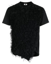 T-shirt à col rond noir Comme Des Garcons Homme Plus