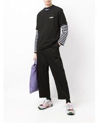 T-shirt à col rond noir Comme des Garcons Homme