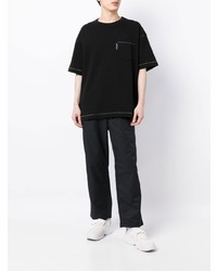 T-shirt à col rond noir Comme des Garcons Homme