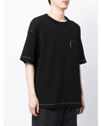 T-shirt à col rond noir Comme des Garcons Homme