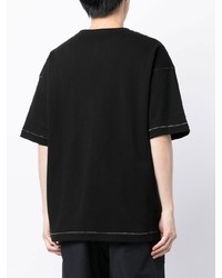 T-shirt à col rond noir Comme des Garcons Homme