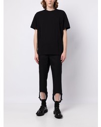 T-shirt à col rond noir Comme Des Garcons Homme Plus