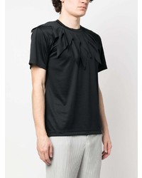 T-shirt à col rond noir Comme Des Garcons Homme Plus