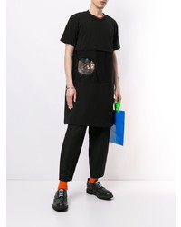 T-shirt à col rond noir Comme Des Garcons Homme Plus