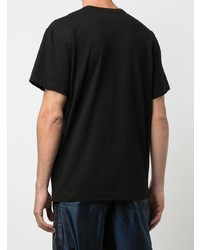 T-shirt à col rond noir Comme Des Garcons Homme Plus