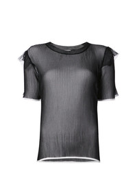 T-shirt à col rond noir Comme Des Garçons Noir Kei Ninomiya