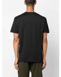 T-shirt à col rond noir Stone Island