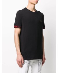 T-shirt à col rond noir Philipp Plein