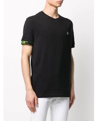 T-shirt à col rond noir Philipp Plein