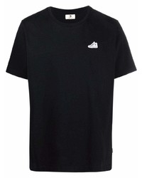 T-shirt à col rond noir Converse