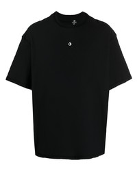 T-shirt à col rond noir Converse