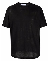 T-shirt à col rond noir Costumein