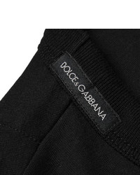 T-shirt à col rond noir Dolce & Gabbana