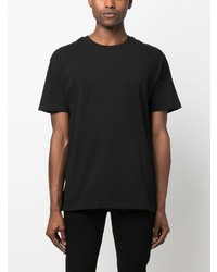 T-shirt à col rond noir Ksubi