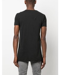 T-shirt à col rond noir Ksubi