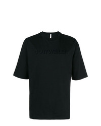 T-shirt à col rond noir Cottweiler