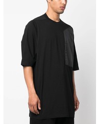 T-shirt à col rond noir Rick Owens